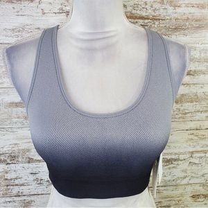 NWT RBX Ombré Sports bra Dark Midnight Navy & Gray Size M/L